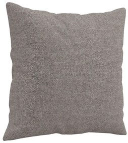 vidaXL Καναπές Τριθέσιος Taupe 180 εκ. Υφασμάτινος με Μαξιλάρια