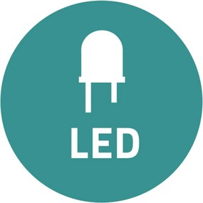 RIDDER Καθρέφτης Μακιγιάζ Shuri με LED και Διακόπτη Αφής - Μαύρο