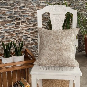 Μαξιλαροθήκη Διακοσμητική Meazza 02 Beige Teoran 43X43 Cotton-Polyester