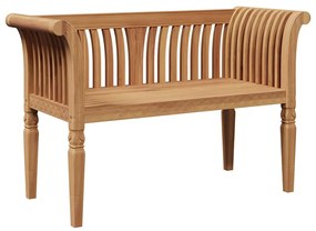 vidaXL Παγκάκι Κήπου 127.5 x 52 x 80 εκ από μασίφ ξύλο teak