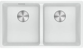 Franke Maris Bowl MRG 220/120-35-35 Polar White Υποκαθήμενος Γρανιτένιος Νεροχύτης 80cm