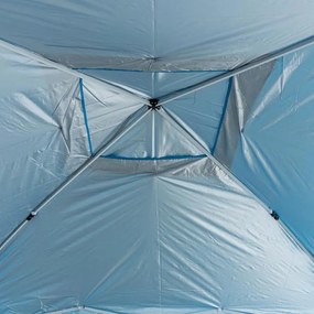 Αναδιπλούμενη σκηνή Muhler 1006066, 3x3 m, ύψος 2,4 m, POP UP, μπλε