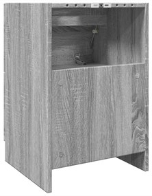 vidaXL Ντουλάπι Νιπτήρα Γκρι Sonoma 40x37x59 εκ. Επεξεργασμένο Ξύλο