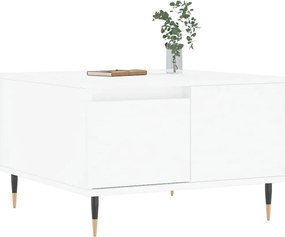 vidaXL Τραπεζάκι Σαλονιού Λευκό 55x55x36,5 εκ. από Επεξεργασμένο Ξύλο