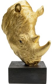 Διακοσμητικό Επιτραπέζιο Χρυσός Ρινόκερος 36 εκ.