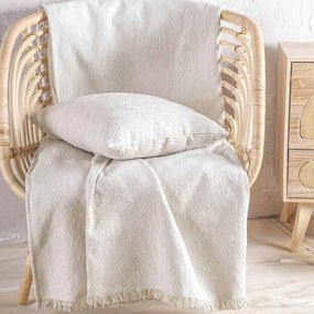 Ριχτάρι Καναπέ Τριθέσιου (180x280) Rythmos Fidel Ecru