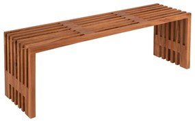 Παγκάκι Nya HM9829 139,5x34,5x48,5cm Από Μασίφ Ξύλο Natural-Teak