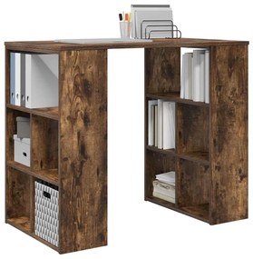 vidaXL Γραφείο Καπνιστή δρυς 90 x 50 x 75 εκ. Επεξεργασμένο ξύλο