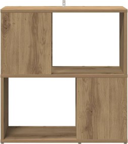 vidaXL Βιβλιοθήκη Αρτισιανή Δρυς 60 x 24 x 63 εκ. Επεξεργ. Ξύλο