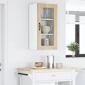 vidaXL Ραφιέρα τοίχου LUCCA Sonoma Δρυς 40 x 31 x 80 εκ.