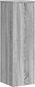 vidaXL Βάσεις Φυτών 2 Τεμ. Γκρι Sonoma 25x25x80 εκ. Επεξεργασμένο Ξύλο