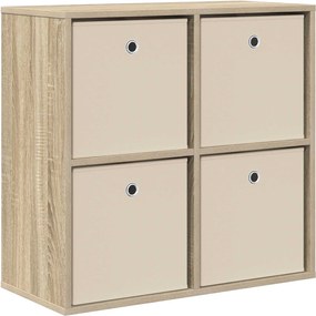 vidaXL Πλαϊνό γραφείο Δρύς Sonoma 68,5 x 32 x 67 εκ