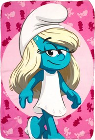 Κουβέρτα Fleece Κούνιας (100x140) Dimcol Smurfs 12