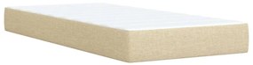 ΚΡΕΒΑΤΙ BOXSPRING ΜΕ ΣΤΡΩΜΑ ΚΡΕΜ 100 X 200 ΕΚ. ΥΦΑΣΜΑΤΙΝΟ 3287379