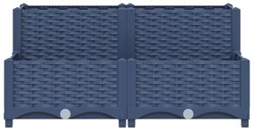 vidaXL Ζαρντινιέρα 80 x 80 x 38 εκ. από Πολυπροπυλένιο