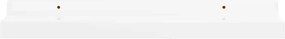 vidaXL Ράφια Τοίχου 2 τεμ. Γυαλιστερό Λευκό 40 x 9 x 3 εκ.