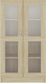 vidaXL Βιτρίνα Χρώμα Sonoma Δρυς 82,5 x 30,5 x 150 εκ. Επεξ. Ξύλο