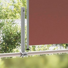 vidaXL Σκίαστρο Πλαϊνό Συρόμενο Βεράντας Καφέ 100 x 300 εκ.
