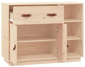 vidaXL Ντουλάπι 98,5 x 40 x 75 εκ. από Μασίφ Ξύλο Πεύκου