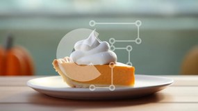 Σετ των 2 Intra Συλλεκτικό Ξύλινο Παζλ Plywood 4mm - Φέτα κολοκυθόπιτα με σαντιγί Σε Ξύλινο Κουτί - Διαστάσεις: 10x10 cm – 25 κομμάτια