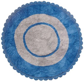 Χαλάκι Παιδικό Target Blue Palamaiki 140X140cm Round