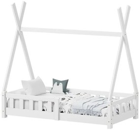 Κρεβάτι Παιδικό Noam (Για Στρώμα 70x140cm) 370-000021 147,5x76x141cm White Single