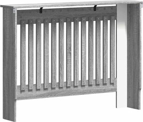 vidaXL Καπάκι Καλοριφέρ Γκρίζο Σονομα 112 x 19 x 81,5 cm