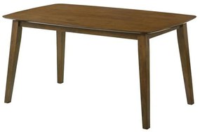 Τραπέζι Dom Ε803,2 150x90x75cm Walnut Wood