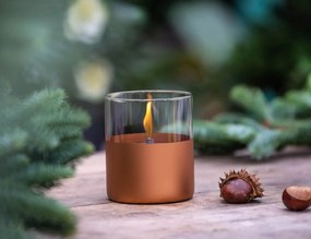 Επιτραπέζια Εστία Φωτιάς Lilly 10 Tenderflame με διάρκεια καύσης 9 - 10 ώρες, χωρητικότητα δεξαμενής 300ml και διαστάσεις 10x11.5cm - Copper