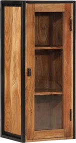 vidaXL Ντουλάπι Μπάνιου Επιτοίχιο 40x30x90 εκ. Μασίφ Ακακία/Σίδερο