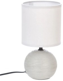 Επιτραπέζιο φωτιστικό PWL-1210 pakoworld Ε14 60W κεραμικό γκρι Φ13x25εκ