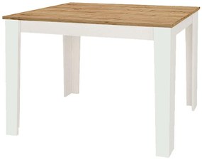Τραπέζι Darlen 0228198 110x72x74cm White-Oak Μελαμίνη