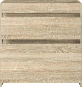 vidaXL Ντουλάπι κάτω από τον νιπτήρα Sonoma Δρυς 78,5 x 37,5 x 81 εκ