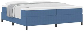 vidaXL Σκελετός Κρεβατιού Μπλε 200 x 200 cm Βελούδο