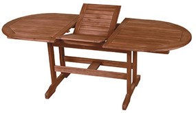 Τραπέζι Οβάλ STA-15/20 RED Brown 90X200X72 cm