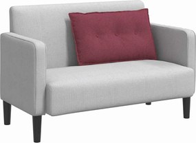 vidaXL Μαξιλάρι Πλάτης Κόκκινο 80 x 19 x 50 εκ ύφασμα
