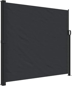 vidaXL Σκίαστρο Πλαϊνό Συρόμενο Μαύρο 180 x 600 εκ.