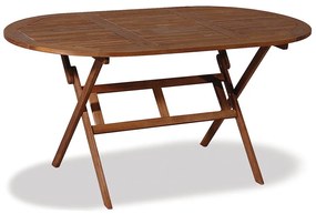 Τραπέζι Οβάλ Πτυσσόμενο CUT-15-85OF-AC 150x85x72cm Natural