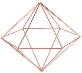 Umbra Σετ 6τμχ 3D μεταλλικά διακοσμητικά τοίχου Prisma 470520-880