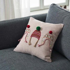 Χριστουγεννιάτικη Μαξιλαροθήκη (43x43) Gofis Home Xmas 298