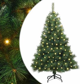 vidaXL Τεχνητό Χριστουγεννιάτικο Δέντρο Πράσινο 120 cm ΠΕ και PVC