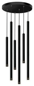 Κρεμαστό Φωτιστικό Οροφής 100-09710-13 Luma-100-09710-13-BLACK-Μαύρο 100-09710-13-BLACK
