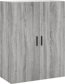 vidaXL Ντουλάπι Γκρι Sonoma 69,5 x 34 x 180 εκ. Επεξεργασμένο Ξύλο