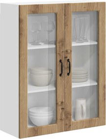 vidaXL Ραφιέρα τοίχου LUCCA Artisan Δρυς 80 x 31 x 100 εκ.