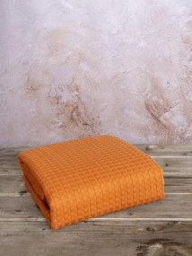 ΥΠΕΡΔΙΠΛΗ ΚΟΥΒΕΡΤΑ 240X260CM NIMA - HABIT DEEP ORANGE