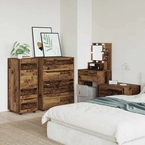 vidaXL Ντουλάπι αποθήκευσης Παλιό Ξύλο 40 x 48 x 105 εκ