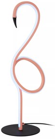 Φωτιστικό Επιτραπέζιο Lucide 05545-06-66 FLAMINGO Ροζ (Pink)|Μαύρο Ματ (Black Mat)