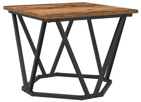 vidaXL Τραπεζάκι σαλονιού 3 pcs Παλαιό ξύλο 50 x 50 x 40 cm