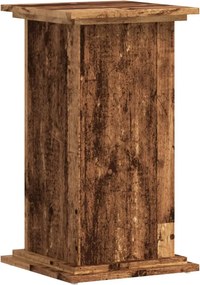 vidaXL Βάσεις Φυτών Όψη Παλαιού Ξύλου 33x33x60 εκ. Επεξ. Ξύλο