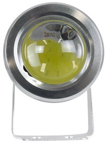 GloboStar® 75590 Προβολάκι Κήπου Δαπέδου COB LED 10W 800lm 35° DC 12V Αδιάβροχο IP67 Ψυχρό Λευκό 6000K Dimmable - 2 Χρόνια Εγγύηση